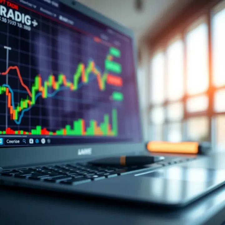Visual representation of investment tools and security features for effective and safe trading