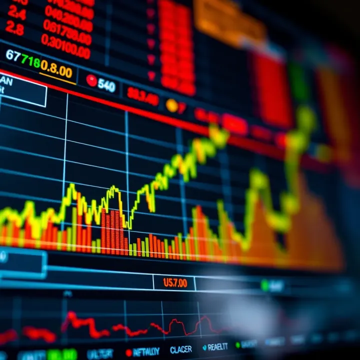 Chart depicting investment growth and trading discipline over time