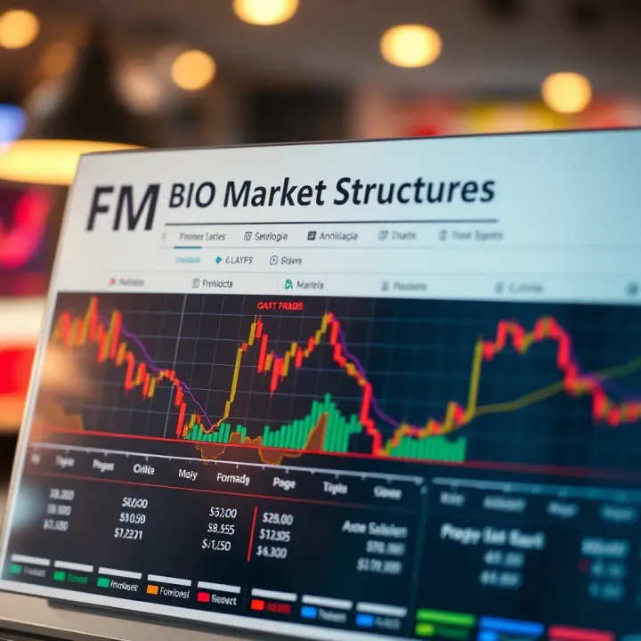 Chart illustrating different market structures and their characteristics