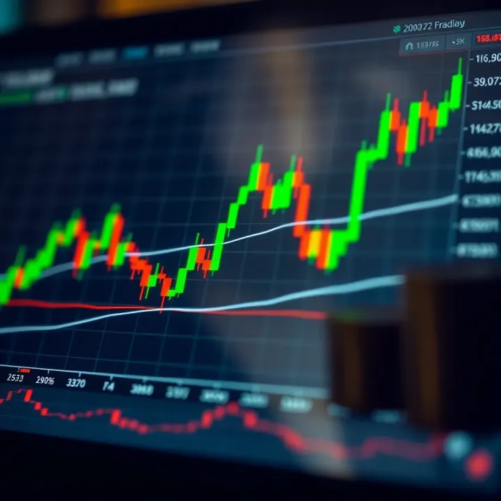 Graph illustrating trading strategies and risk management techniques for Forex investment