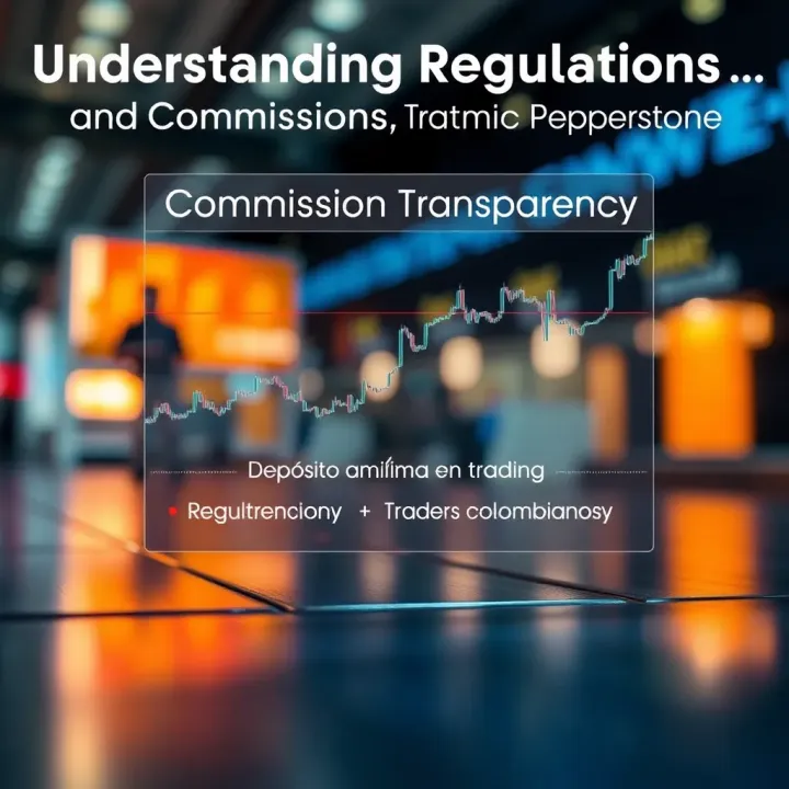 Graphic depicting secure trading investment with focus on regulation and commission transparency