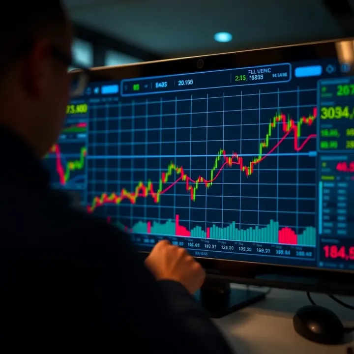 Chart comparing risk management strategies for trading synthetic indices with funded accounts