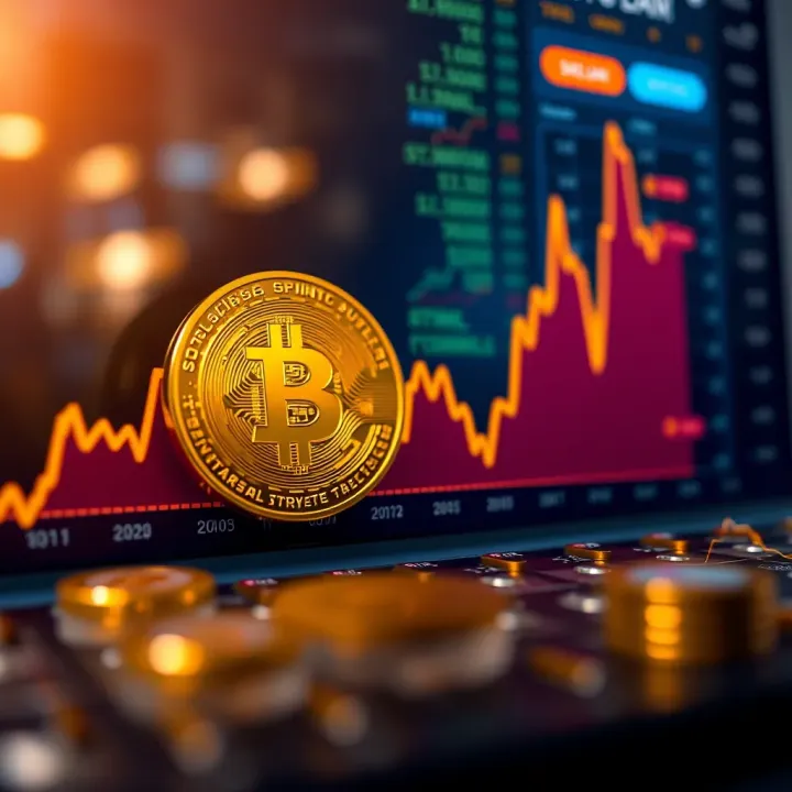 Graph showing the fluctuation of Solana cryptocurrency value in Colombian market