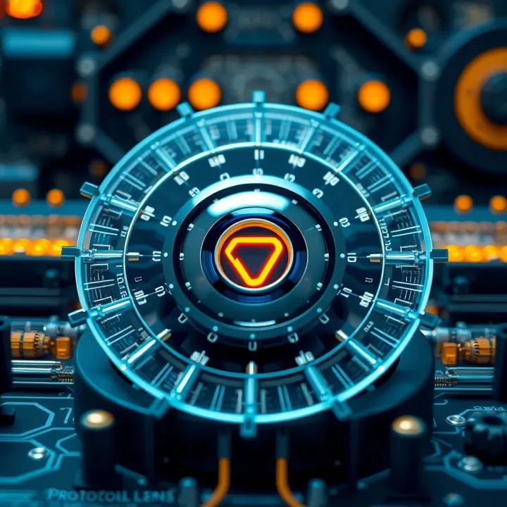 Technical components and architecture showing the core elements and connectivity within Protocol Lens ecosystem