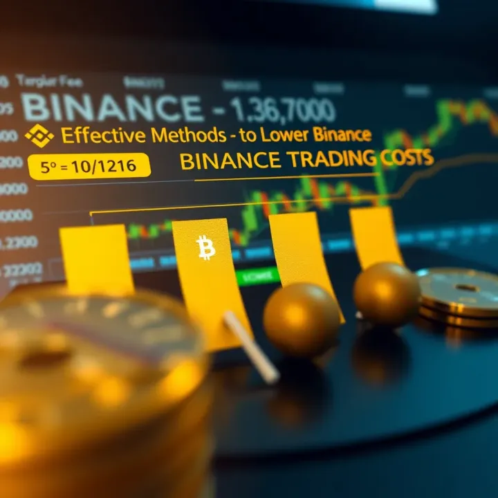 Graphic showing strategies to minimize trading fees on Binance platform