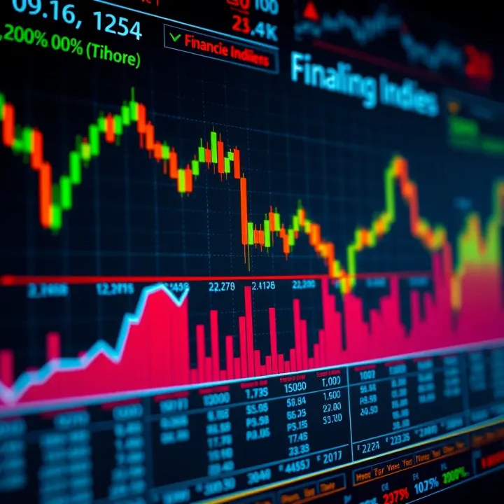 Graphical representation of synthetic indices showcasing data aggregation and trends in finance