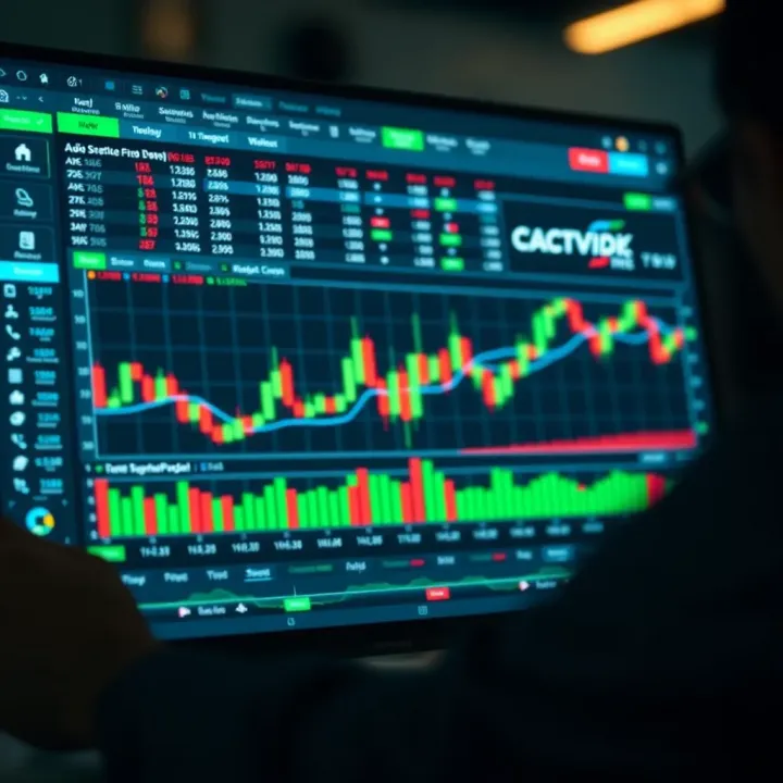 Advanced charting features on TradingView used for developing and testing trading strategies in Deriv