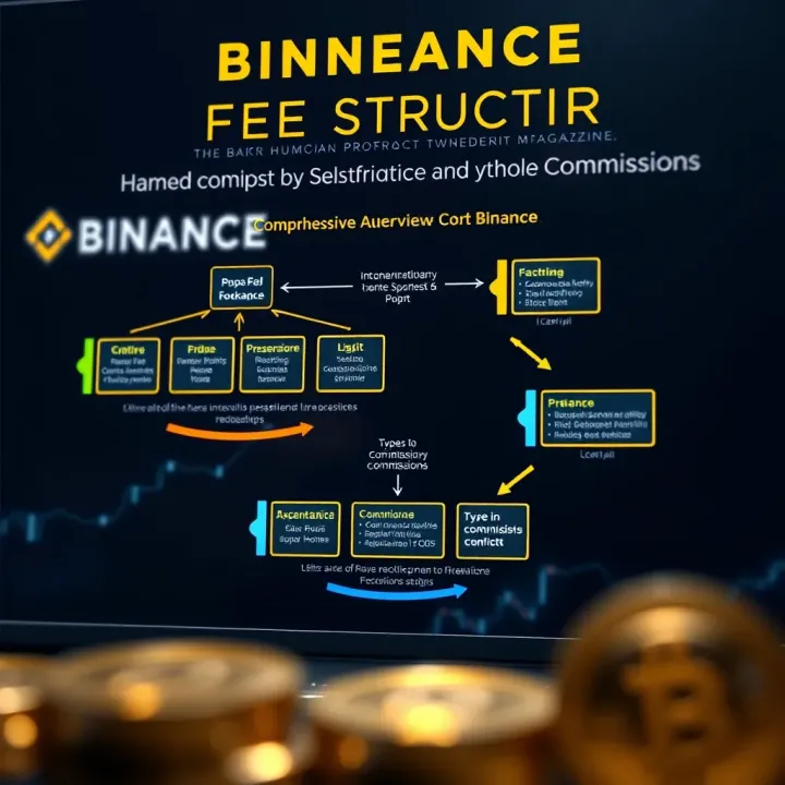 Diagram illustrating Binance fee structure and types of commissions