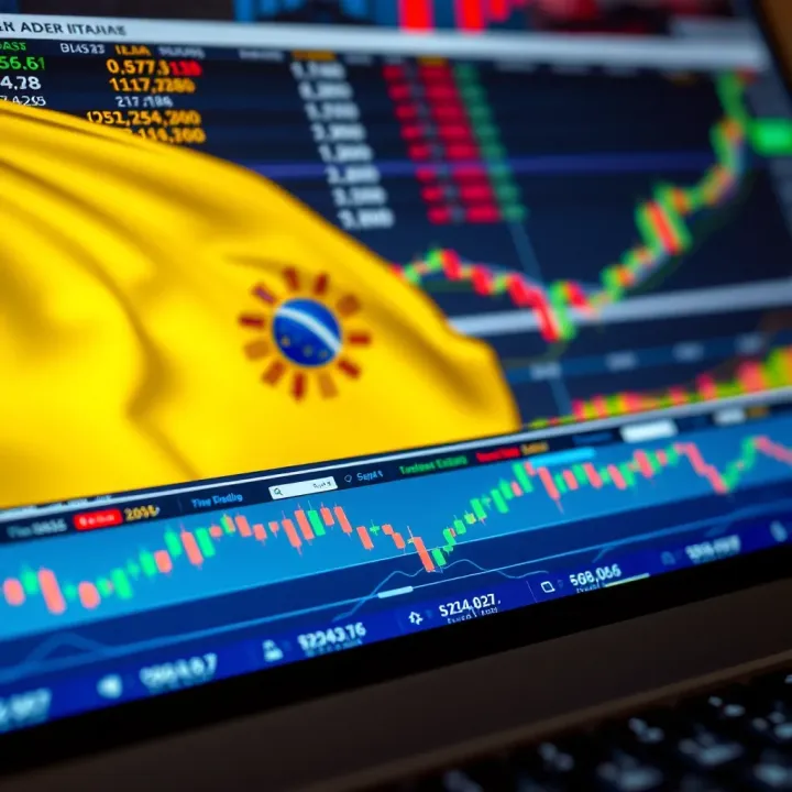 Overview of trusted trading platforms and brokers available for investors in Colombia with financial charts and Colombian flag